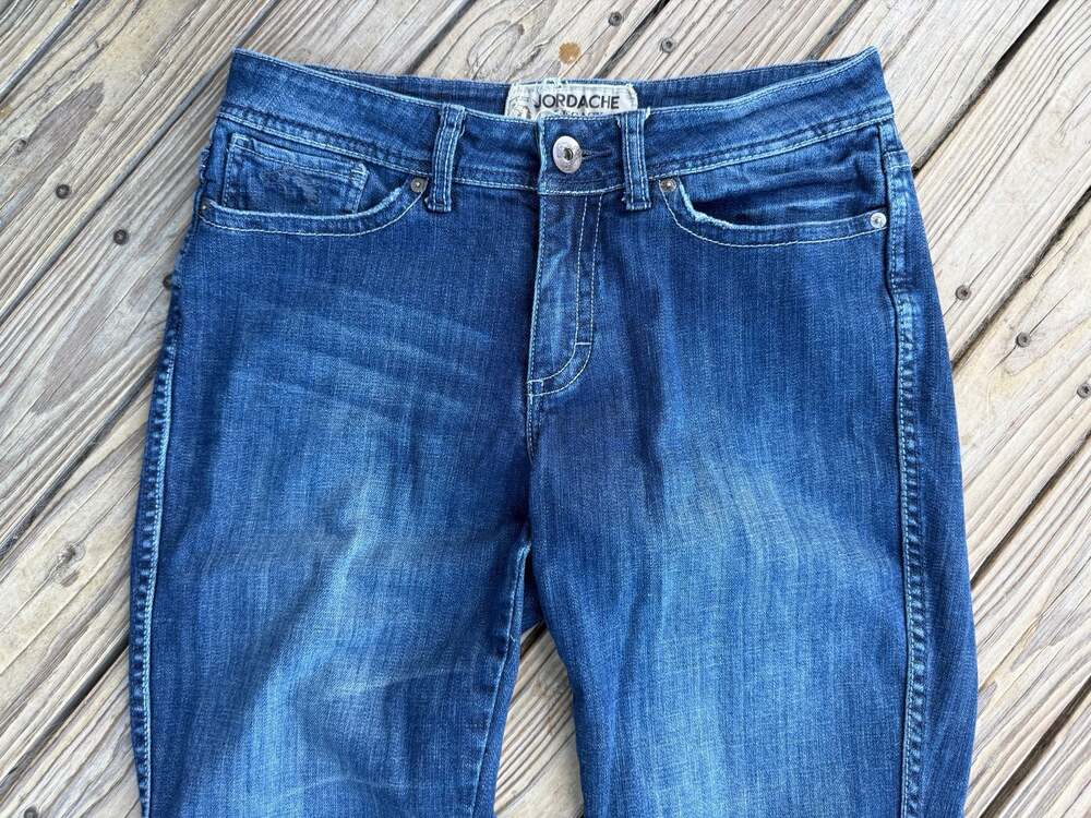 Jordache Legacy Alexis Sexy Boot Cut Jeans Women's Size 10 Long Medium Wash